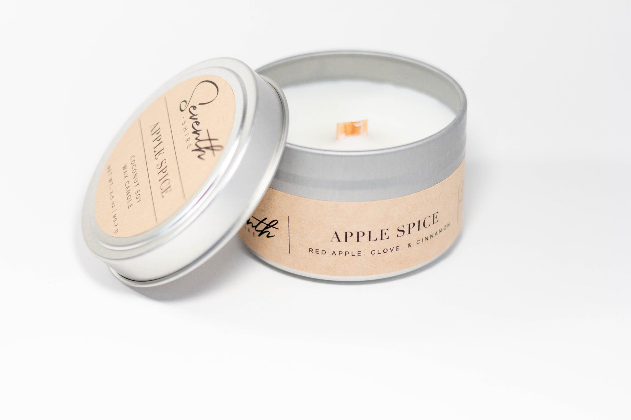 Apple Spice Traveler Tin Candle