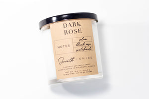 Dark Rose Tumbler Candle