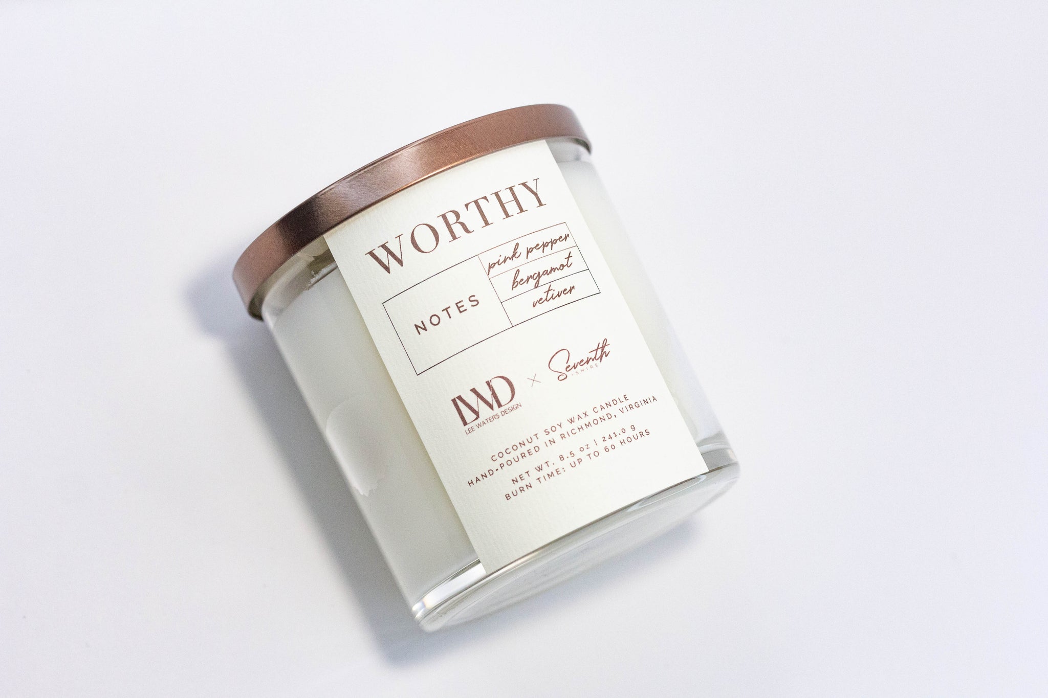 WORTHY Tumbler Candle